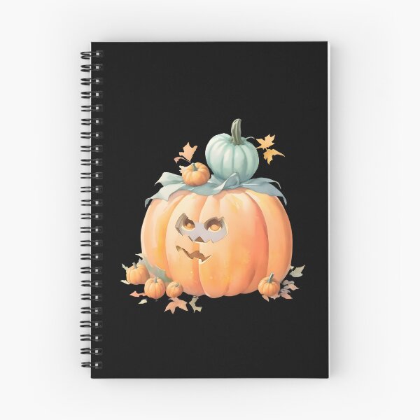 Item preview, Watercolor Hand Drawn Very Scary Halloween Pumpkins designed and sold by BloomCatB.