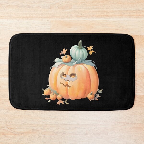 Item preview, Watercolor Hand Drawn Very Scary Halloween Pumpkins designed and sold by BloomCatB.