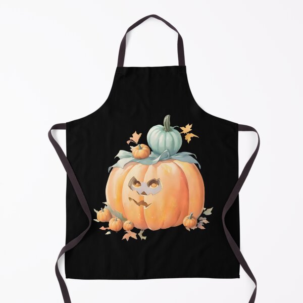 Item preview, Watercolor Hand Drawn Very Scary Halloween Pumpkins designed and sold by BloomCatB.