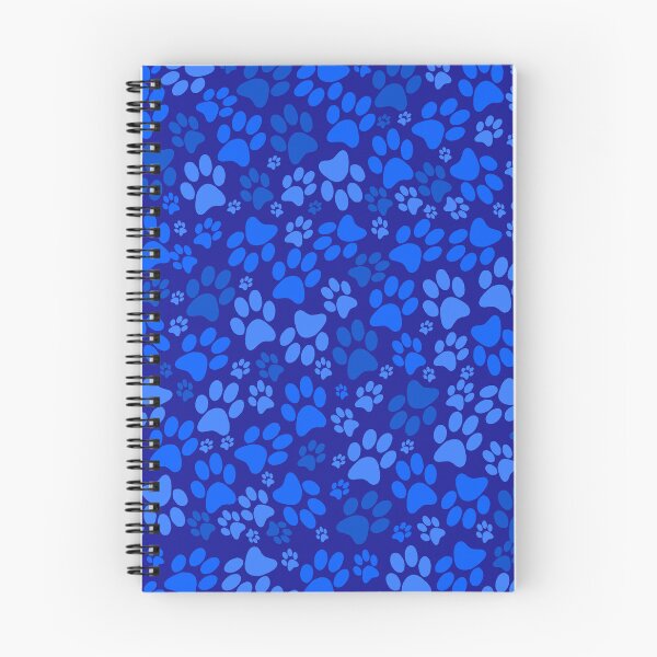 Item preview, dog footprints blue designed and sold by ZiphGames.