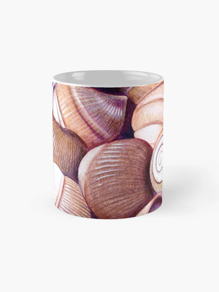Thumbnail 4 of 6, Coffee Mug, Shells designed and sold by Vicky Pratt.