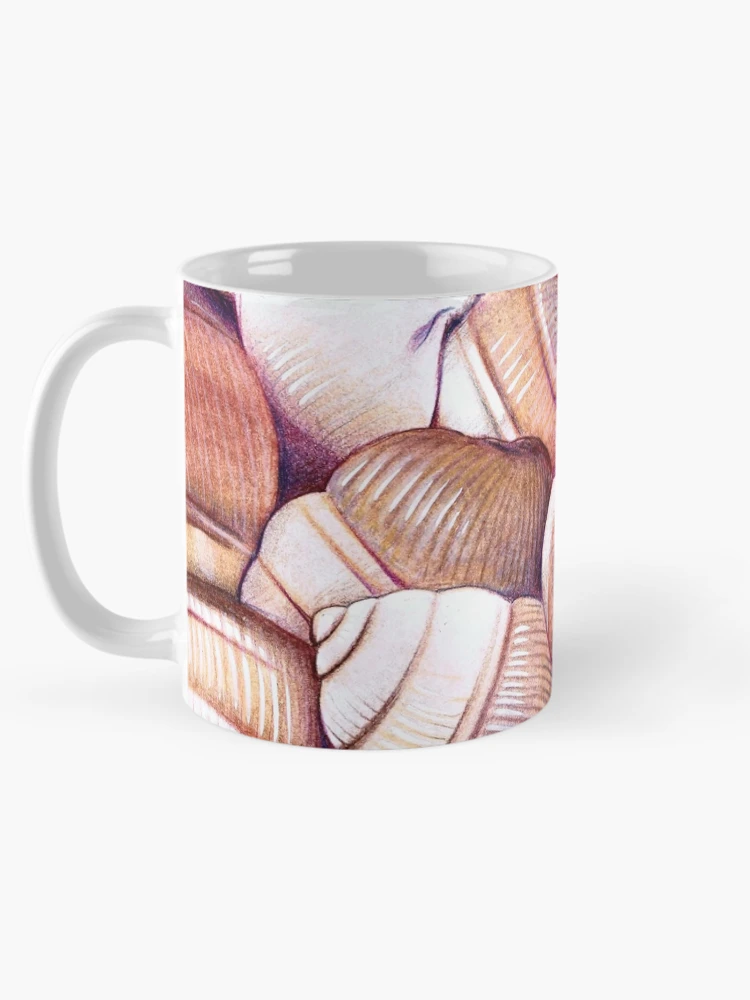 Thumbnail 5 of 6, Coffee Mug, Shells designed and sold by Vicky Pratt.