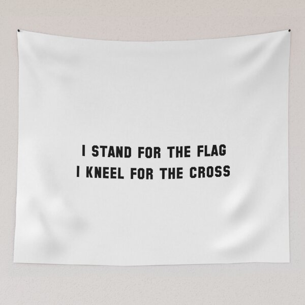 Item preview, i stand for the flag and i kneel for the cross designed and sold by sarina G.