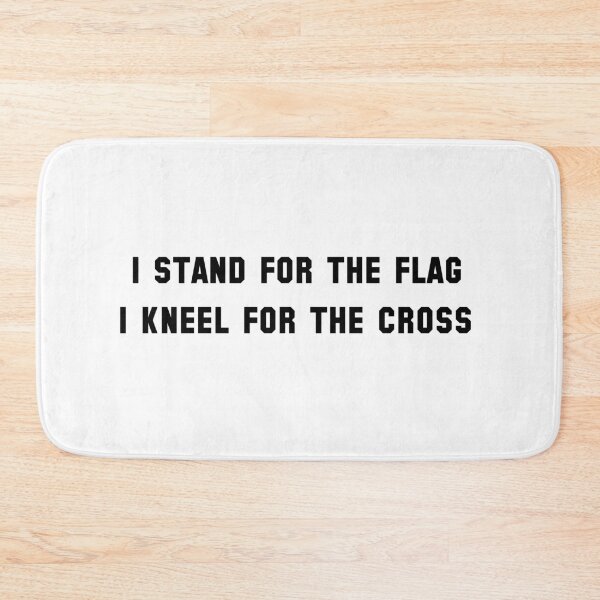Item preview, i stand for the flag and i kneel for the cross designed and sold by sarina G.