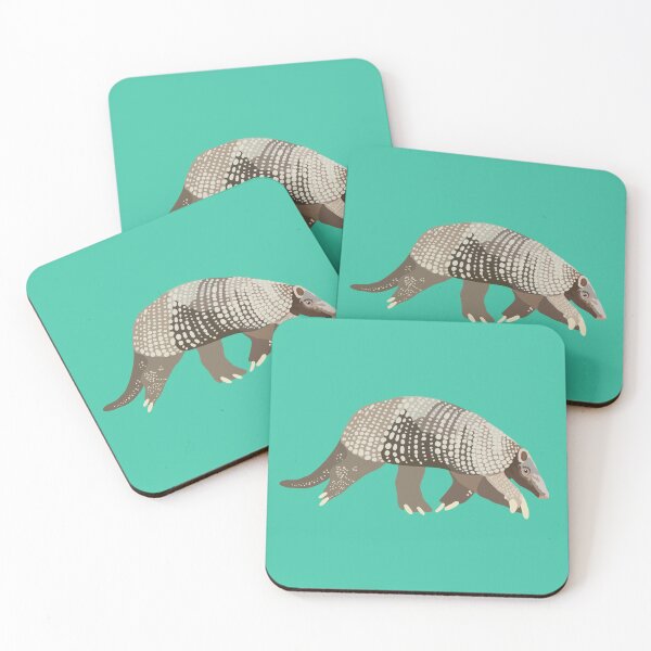 Item preview, G is for Giant Armadillo,Giant Armadillo – Unique South American Mammal Wildlife Illustration designed and sold by PrettylittlepastelUk.