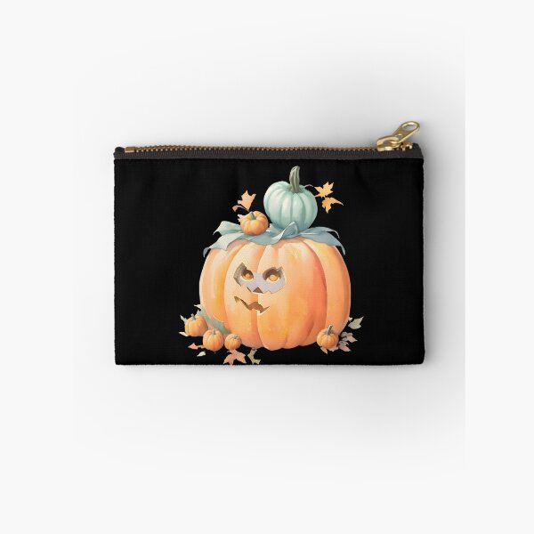 Item preview, Watercolor Hand Drawn Very Scary Halloween Pumpkins designed and sold by BloomCatB.