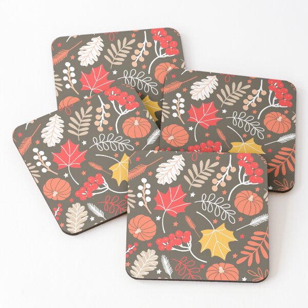 Item preview, Seasonal Autumn Pumpkin Botanical Berries Nature pattern designed and sold by Nicola-Rowe.