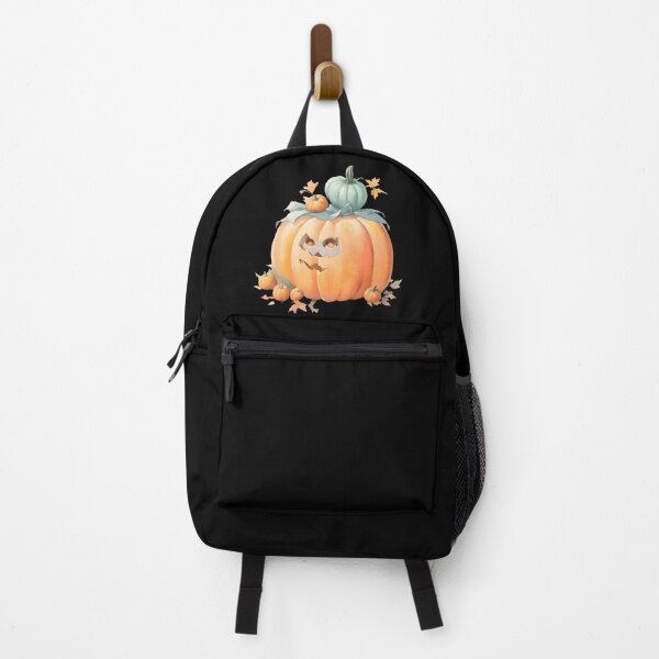 Item preview, Watercolor Hand Drawn Very Scary Halloween Pumpkins designed and sold by BloomCatB.