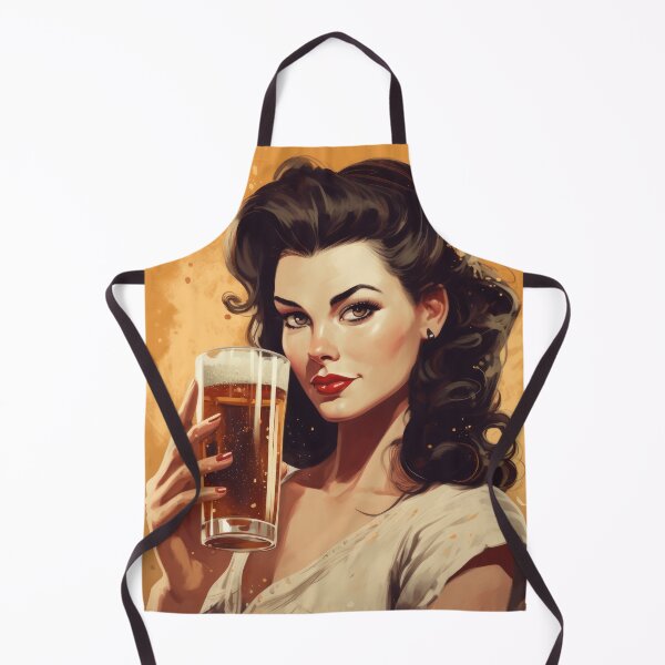 Artikelvorschau, Pin-Up-Girl mit Bierglas entworfen und verkauft von salarkoshop.