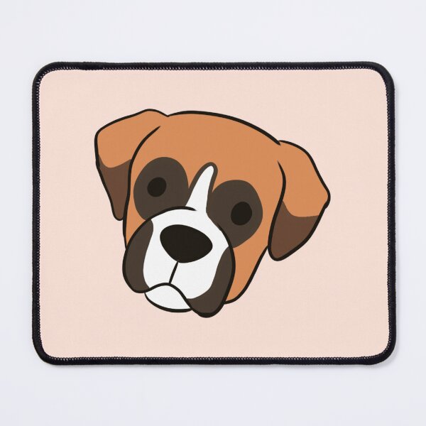 Item preview, Cute boxer dog face illustration  designed and sold by Yaragold.