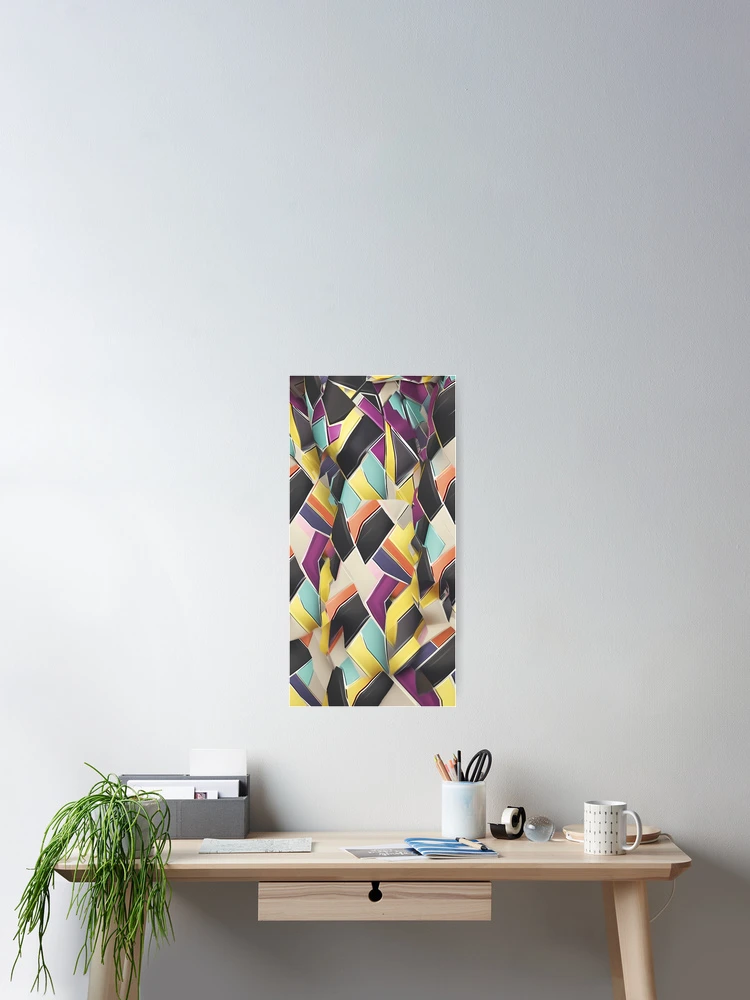 Imagen 2 de 3, Póster con la obra ABSTRACT 2, diseñada y vendida por 7FloydStore.