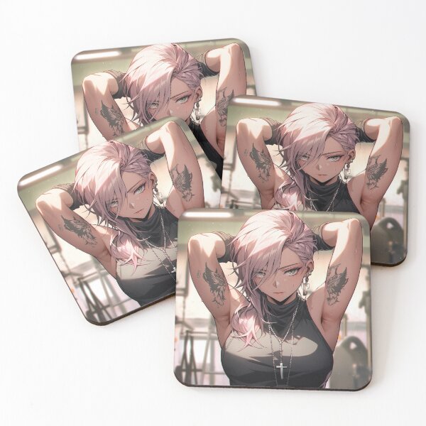 Item preview, Muscular Anime Girl Image, Anime Style Body Builder Girl, High Quality AI Images designed and sold by DigitAIShop.