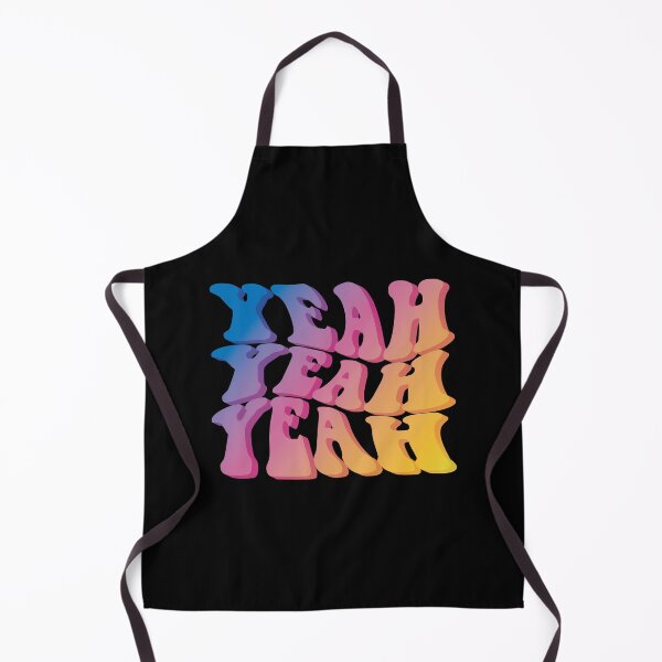 Item preview, Funny “YEAH YEAH YEAH” words wavy groovy colored gradient designed and sold by MotivaChic.