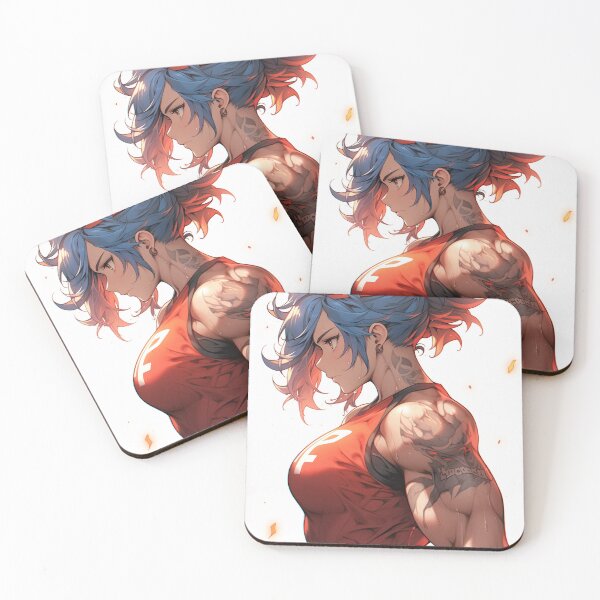 Item preview, Muscular Anime Girl Image, Anime Style Body Builder Girl, High Quality AI Images designed and sold by DigitAIShop.