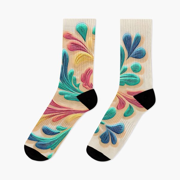 Item preview, Embossed Colorful Floral designed and sold by SGCreations-78.