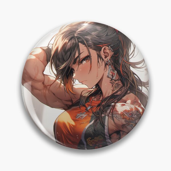 Item preview, Muscular Anime Girl Image, Anime Style Body Builder Girl, High Quality AI Images designed and sold by DigitAIShop.