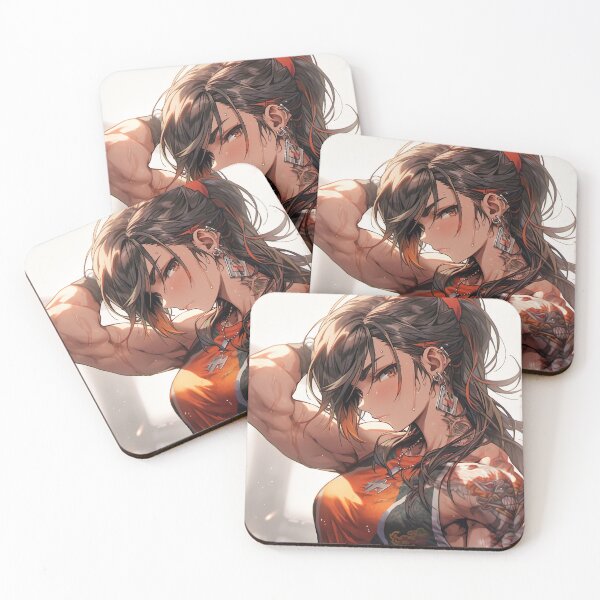 Item preview, Muscular Anime Girl Image, Anime Style Body Builder Girl, High Quality AI Images designed and sold by DigitAIShop.