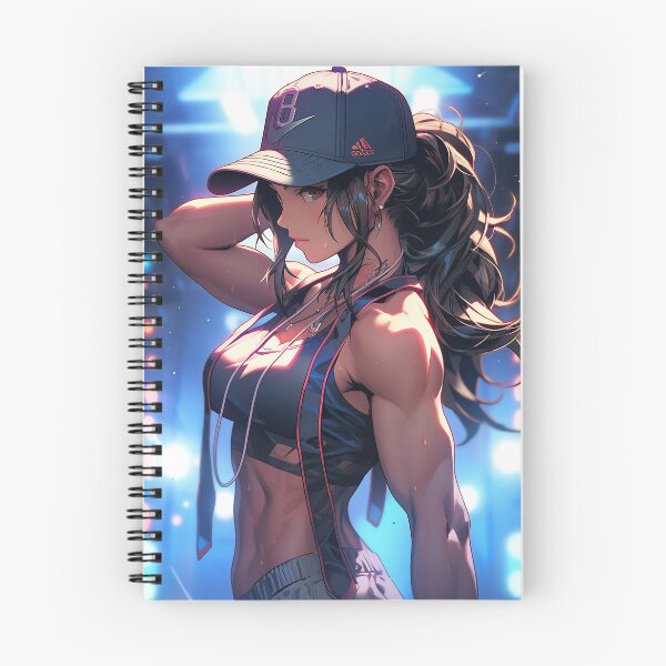Item preview, Muscular Anime Girl Image, Anime Style Body Builder Girl, High Quality AI Images designed and sold by DigitAIShop.