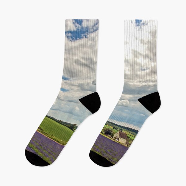 Item preview, Lavender Field Purple Flowers Cotswolds England designed and sold by AndyEvansPhotos.