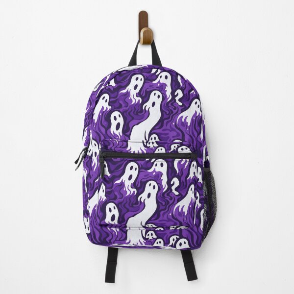 Item preview, White Ghosts in the Purple Seamless Pattern designed and sold by Sturdust.
