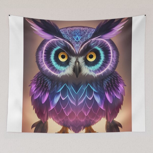 Item preview, Holographic owl 5 designed and sold by SchokoGoth.