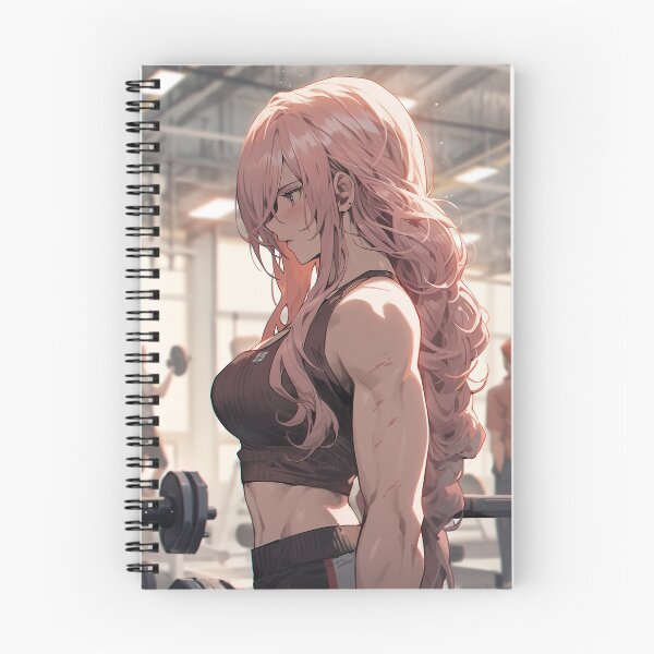 Item preview, Muscular Anime Girl Image, Anime Style Body Builder Girl, High Quality AI Images designed and sold by DigitAIShop.