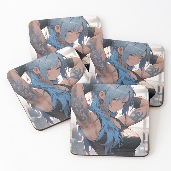 Item preview, Muscular Anime Girl Image, Anime Style Body Builder Girl, High Quality AI Images designed and sold by DigitAIShop.
