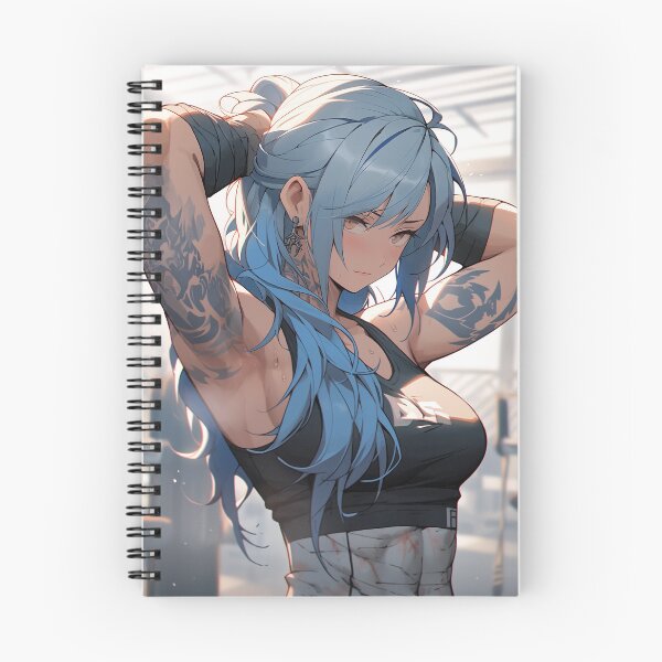 Item preview, Muscular Anime Girl Image, Anime Style Body Builder Girl, High Quality AI Images designed and sold by DigitAIShop.