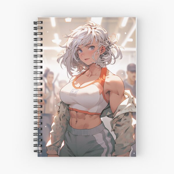 Item preview, Muscular Anime Girl Image, Anime Style Body Builder Girl, High Quality AI Images designed and sold by DigitAIShop.