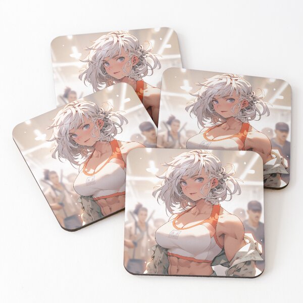 Item preview, Muscular Anime Girl Image, Anime Style Body Builder Girl, High Quality AI Images designed and sold by DigitAIShop.