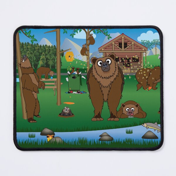 Item preview, Many Bear Country Items - Brown Bears and Cubs - Wildlife Art designed and sold by Billers Art.