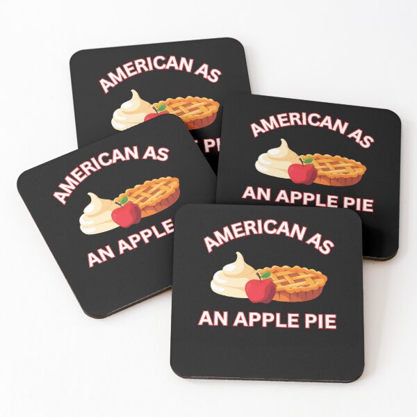 Item preview, AMERICAN AS AN APPLE PIE designed and sold by ANNINOART ⭐⭐⭐⭐⭐.