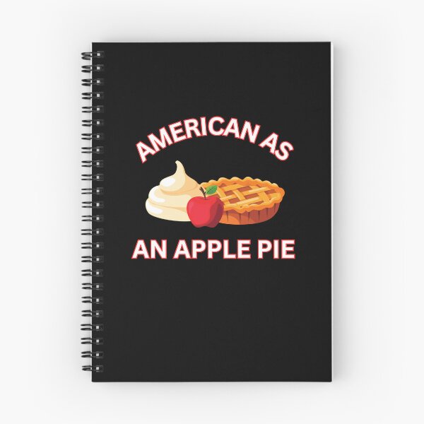 Item preview, AMERICAN AS AN APPLE PIE designed and sold by ANNINOART ⭐⭐⭐⭐⭐.