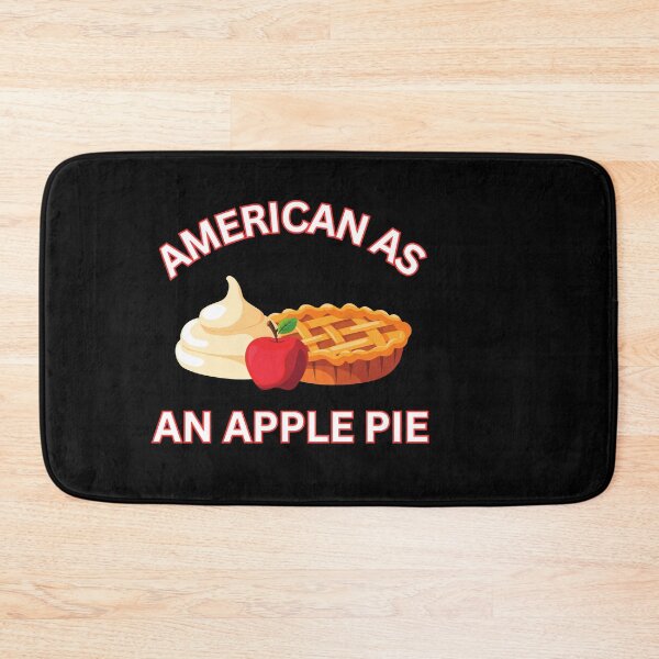 Item preview, AMERICAN AS AN APPLE PIE designed and sold by ANNINOART ⭐⭐⭐⭐⭐.