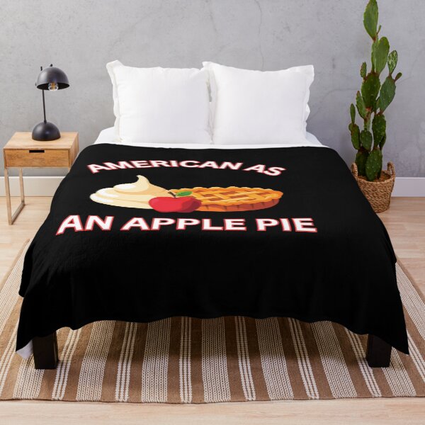 Item preview, AMERICAN AS AN APPLE PIE designed and sold by ANNINOART ⭐⭐⭐⭐⭐.