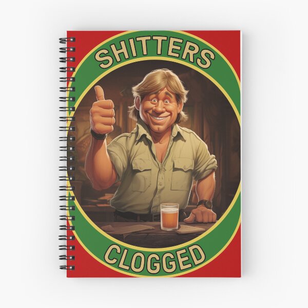 Item preview, Shitters clogged Aussie aus slang toilet humour designed and sold by ChadWizard.