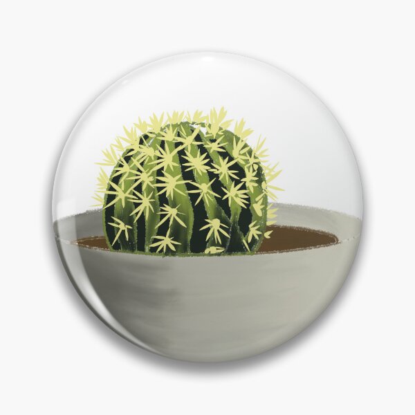 Item preview, Mini Potted Barrel Cactus designed and sold by Juliargw.