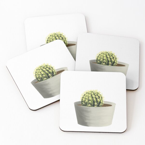 Item preview, Mini Potted Barrel Cactus designed and sold by Juliargw.