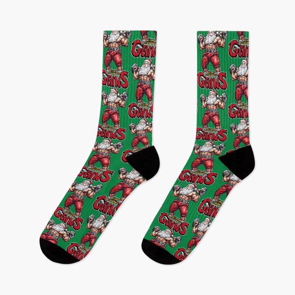 Item preview, All I Want for Christmas is Gains - Festive Workout  designed and sold by FuroAI.