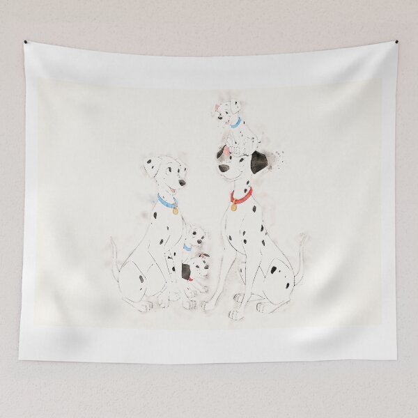 Item preview, 101 dalmatians in watercolor designed and sold by paulrommer.
