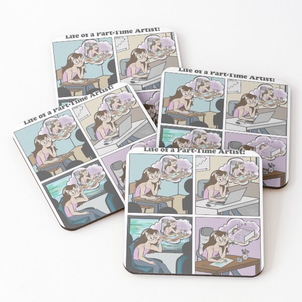 Item preview, Life of a Part-Time Artist Comic designed and sold by heleana.