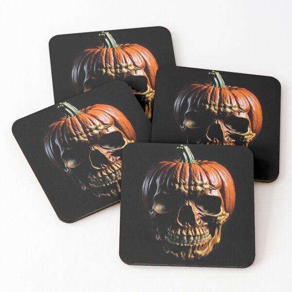 Item preview, Pumpkin Skull designed and sold by DiscoGypsyFish.