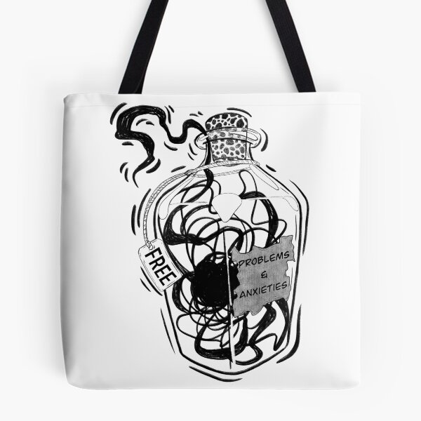 Item preview, problems in bottle designed and sold by TykeScribble.