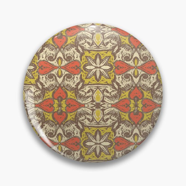 Item preview, Azulejo vintage floral designed and sold by Alessandro Remo Mazzoni Remotextiles.