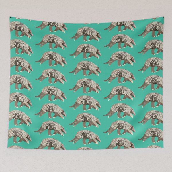 Item preview, G is for Giant Armadillo,Giant Armadillo – Unique South American Mammal Wildlife Illustration designed and sold by PrettylittlepastelUk.