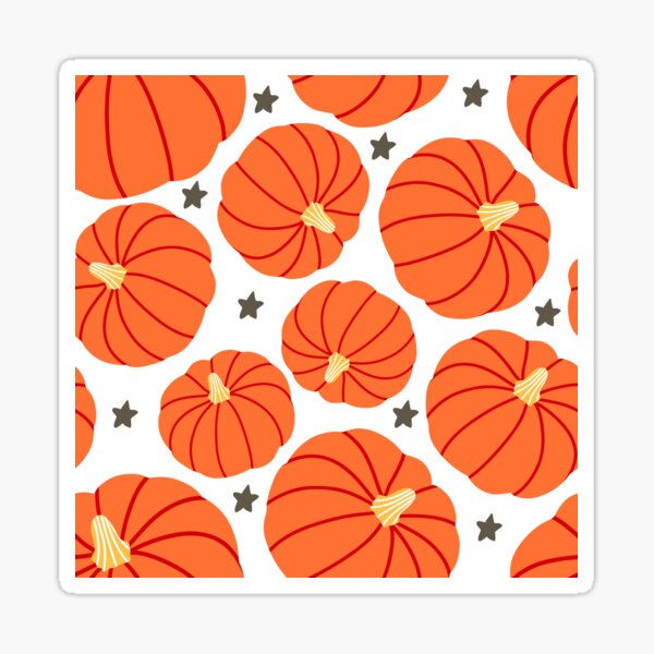 Item preview, Bright Seasonal Autumn Pumpkins designed and sold by Nicola-Rowe.