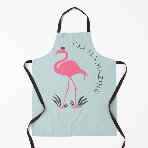 Item preview, Flamingo with crown and lettering I`m flamazing designed and sold by MANUDOODLE.