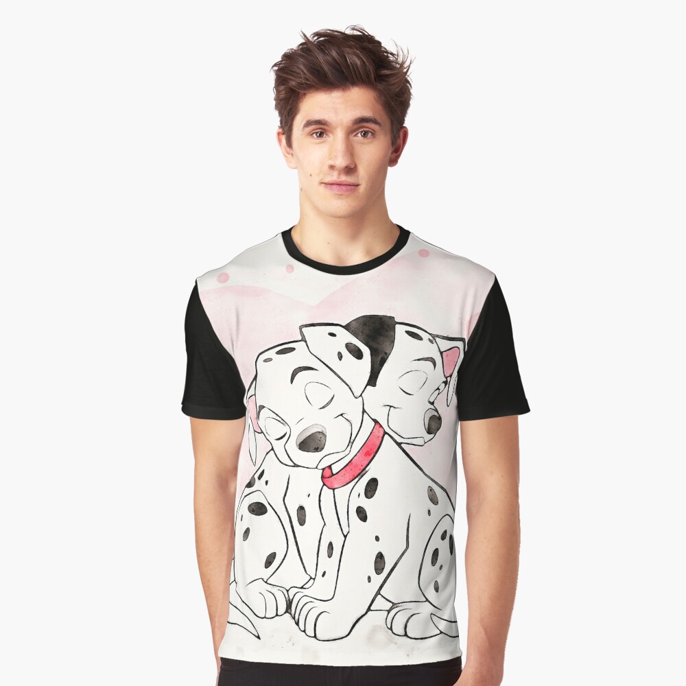 Disney 101 Dalmatians Patch Left Chest T-Shirt