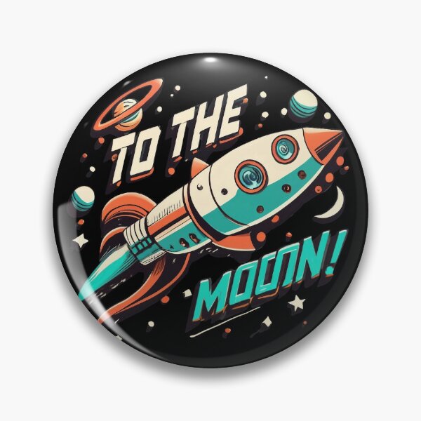 Item preview, Vintage To The Moon designed and sold by WallAndAll.