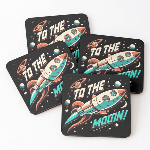 Item preview, Vintage To The Moon designed and sold by WallAndAll.